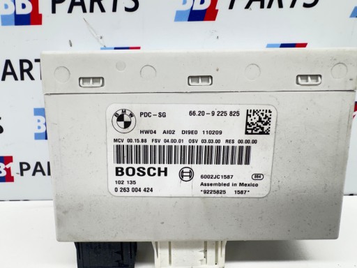 BMW E92 E93 E90 E91 E87 modul řídící jednotka PDC snímačů parkování 9225825