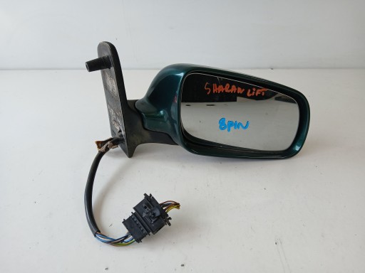 VW SHARAN and LIFT mirror right 8 PIN green