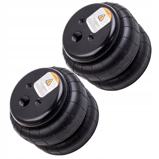 2x 2500LB - 2500 фунтів сильфонна подушка 1/2