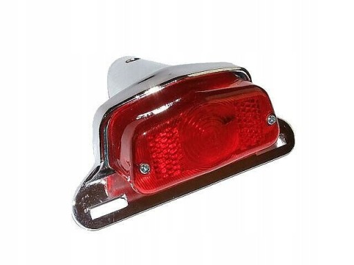 LA-088 - ЗАДНІЙ ЛІХТАР ЗАДНІЙ УНІВЕРСАЛЬНИЙ МЕТАЛ ХРОМ БАЗА