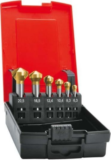 Набір диммерів конусних. HSS HSS TiN, 120,6,3-20,5м