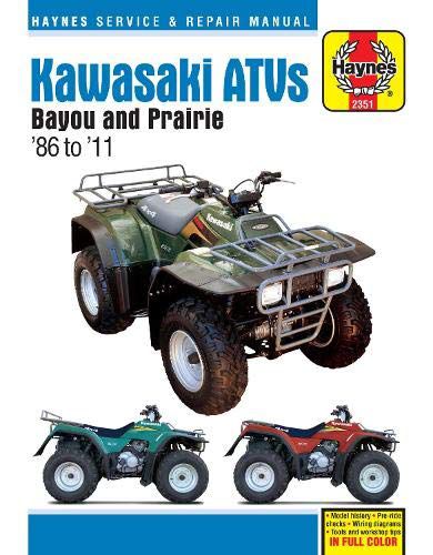 KAWASAKI BAYOU+PRAIRIE ATVS 1986-2011 - Anon (KSIĄ