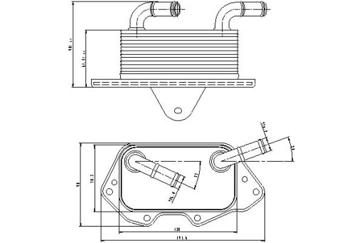 90662 - МАСЛЯНЫЙ ОХЛАДИТЕЛЬ NISSENS AUDI A4 3.2 FSI (8EC. B7)