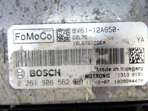 FORD C-MAX MK2 computer of the engine 0261S06562 1.6