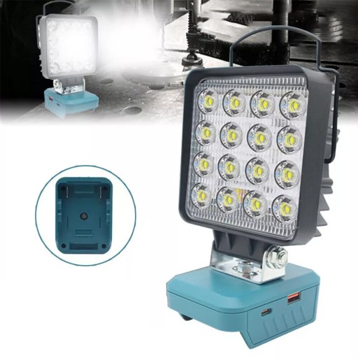 ЛАМПА ДЛЯ BOSCH PRO АККУМУЛЯТОРНАЯ 18В 16LED РАБОЧАЯ ГАЛОГЕННАЯ