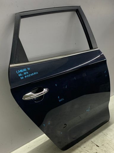 door right rear part right rear. KIA CARENS IV (13-19) 1.7 CRDI KU9