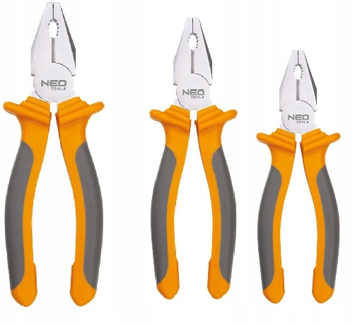 НАБОР ПЛОСКОГУБЦЕВ 160/180/200 ММ NEO TOOLS ПЛОСКОГУБЦЫ