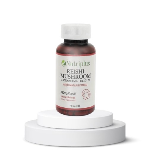 Grzybki długowieczności Farmasi Nutriplus Reishi Mushroom - 60 tabletek