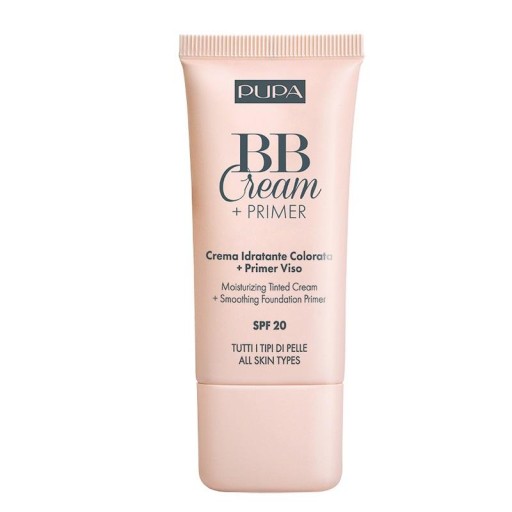 Pupa Milano BB Cream + Primer All Skin Types SPF20 BB krém a podkladová báza pod