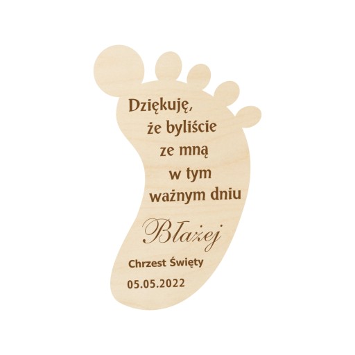 Спасибі, магніт, Святе Хрещення, ноги