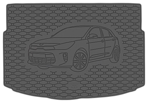 Kia Rio Hatchback 2017-вставка багажника