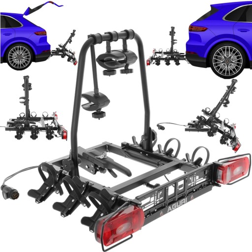 Велосипедная стойка для крюка Aguri Cruiser 3 Bikes