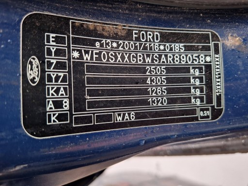 FORD GALAXY II MK3 S-MAX MK1 airbag 10-15 console dashboard cockpit airbags KPL