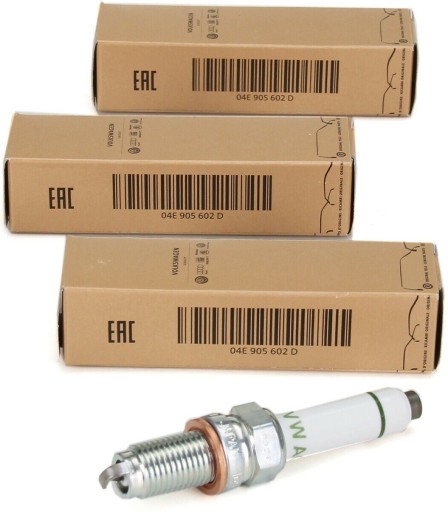 3 свечи зажигания 1.0 tsi 04e905602d оригинал