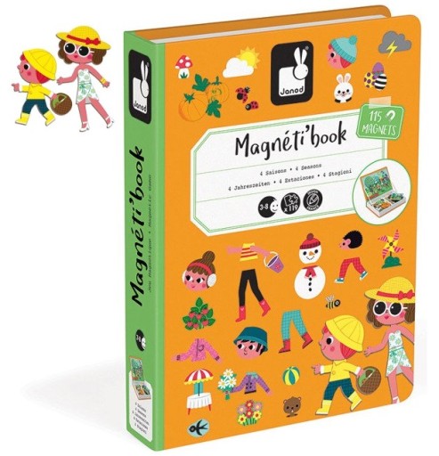 Магнітні блоки Janod Magnetibook 115 шт.