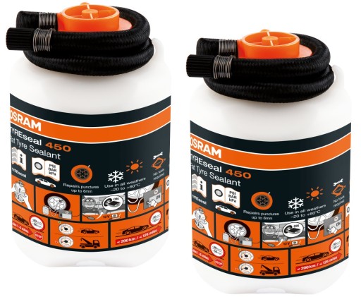 ГЕРМЕТИК ДЛЯ АВТОМОБІЛЬНИХ ШИН Osram TIRESEAL 450 TIRE REPAIR KIT