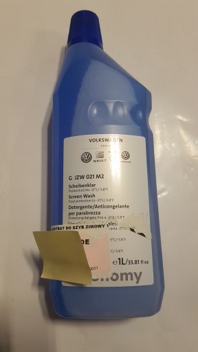 ОРИГИНАЛ VW AUDI ЗИМНЯЯ ЖИДКОСТЬ ДЛЯ ОМЫВАТЕЛЯ ЛОБОВОГО СТЕКЛА 1Л