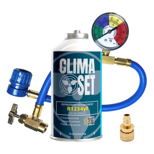 ClimaSet AC gas R1234yf FIX Кондиціонер Easy A/C Klima Cheap Fast XL