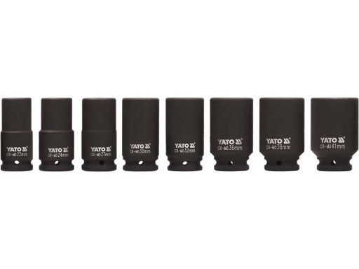 YATO НАБОР ДЛИННЫХ УДАРНЫХ ГОЛОВОК 8 ШТ.