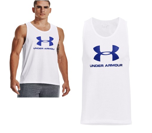 Under Armour біла безрукавка весна літо 2022 1329589-102 розмір 3XL