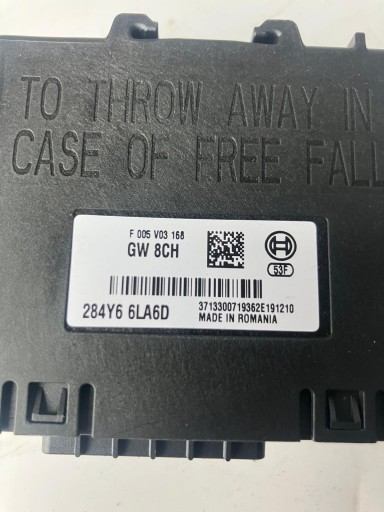 module control unit RENAULT ZOE II LIFT 284Y66LA6D