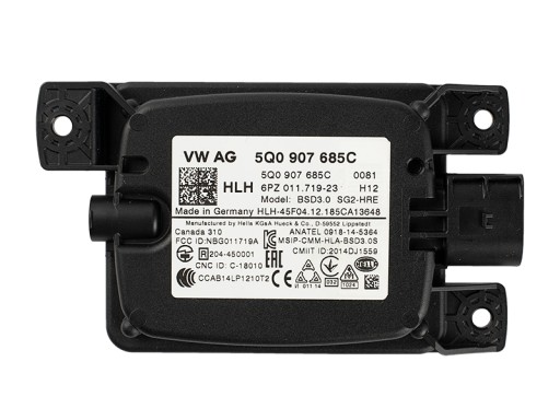 5Q0907685B, - Новий радар vw 5q0907685a 5q0907685b 5q0907685c