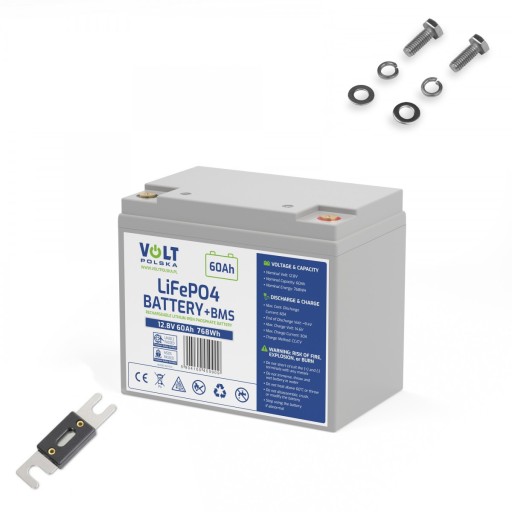 Аккумулятор lifepo4 12 в 12,8 в 60 ач 60 а bms, не требующий обслуживания, эффективный для зонда