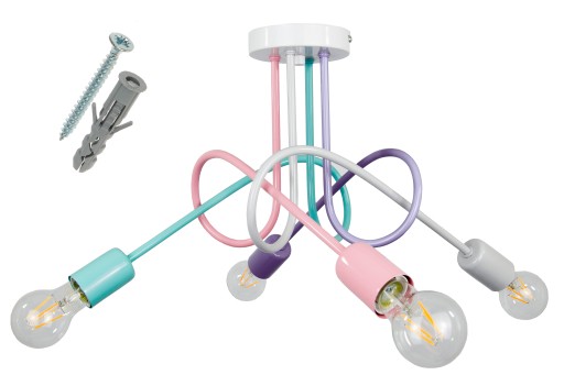 Стельовий світильник Moderno E27 різнокольоровий