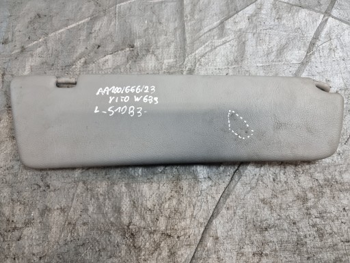 cover PRZECIWSLONECZNA visor visor left MERCEDES VITO W639 04r