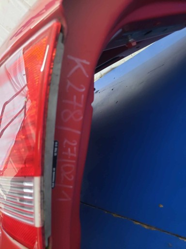 trunk door boot SAAB 9-3 II 93 oe 02-07r. colour 278 red
