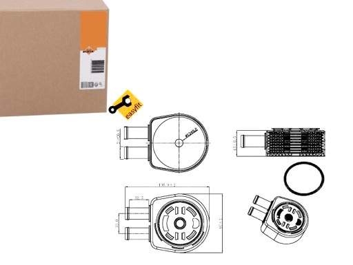 NRF31310/SERW - NRF МАСЛООХОЛОДЖУВАЧ FORD FOCUS III 2.0 ST