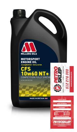 Millers Oils Motorsport CFS NT+ 10W60 5л