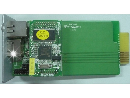 Модуль lan-карти snmp rj45 для джерел безперебійного живлення ups powerwalker
