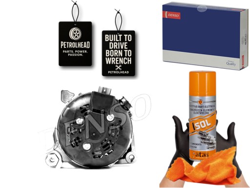 DENDAN1018#ECS-PCP+K - Генератор (14в 100а) toyota auris corolla urban c #petrolhead pro+ kit4