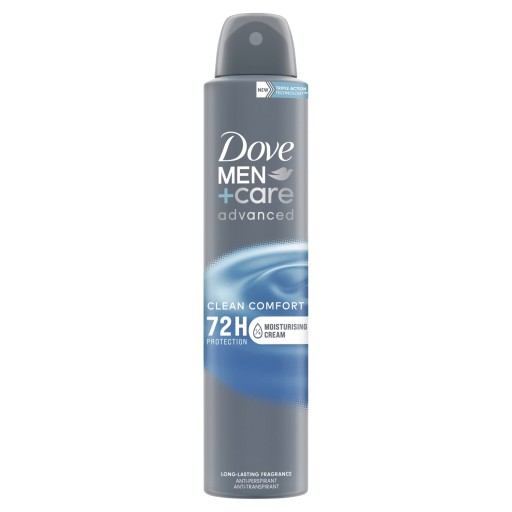 dove men+care clean comfort antyperspirant w sprayu 200 ml   