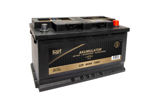 564515 - Акумулятор HART PREMIUM EFB 12V 80Ah 730A
