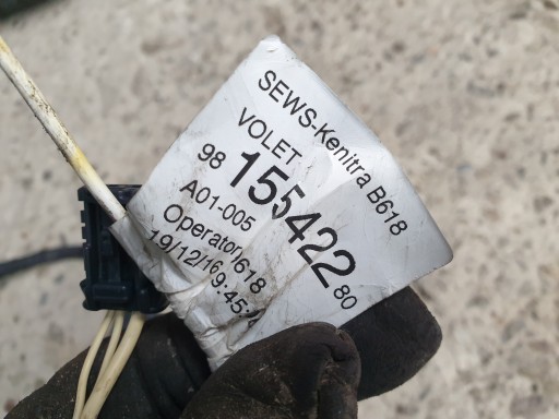 cablaggio Del portellone posteriore KAMERY CITROEN C3 III 2016- 9815542280