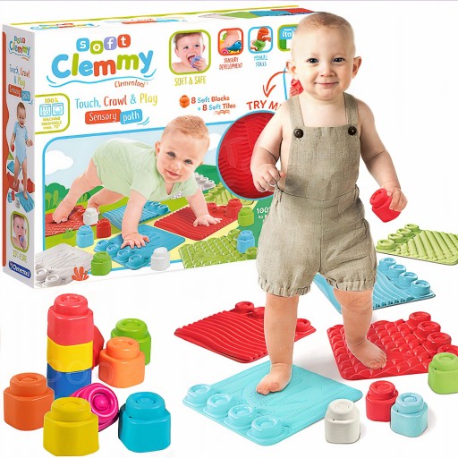 СЕНСОРНИЙ Килимок ВЕЛИКІ БЛОКИ ДЛЯ ДИТИНИ РОКУ