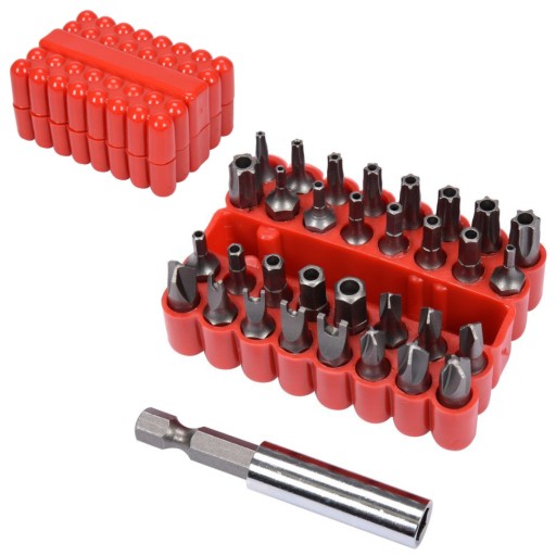 Наконечники для шуруповертов комплект.33шт.