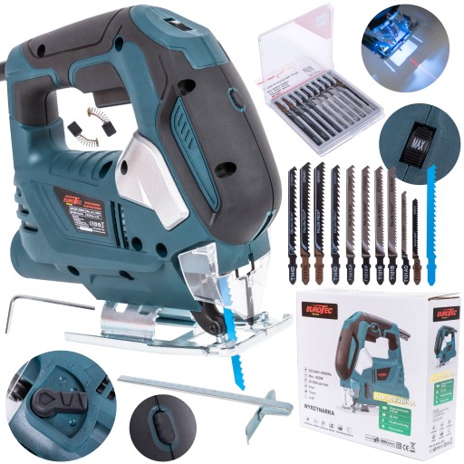 ЛОБЗИК ПИЛА ДЛЯ ДЕРЕВА С ЛАЗЕРОМ + LED + КОМПЛЕКТ