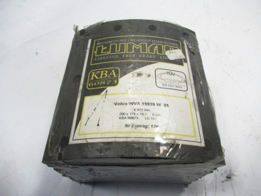 ГАЛЬМІВНА КОЛОДКА VOLVO 19939; 19.1 В