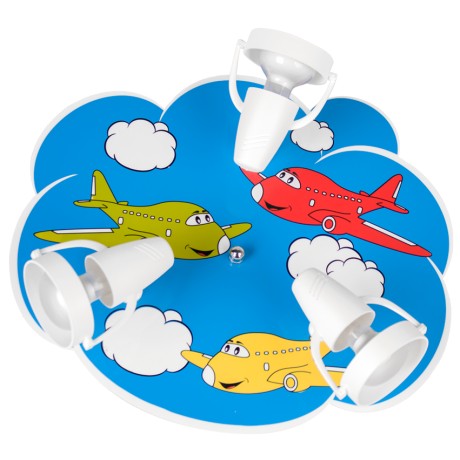 Багатоколірний стельовий світильник Hellux E14