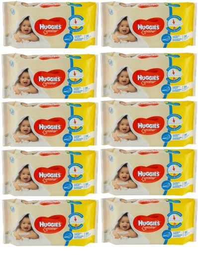 Серветки вологі Huggies 10 х 560 шт.