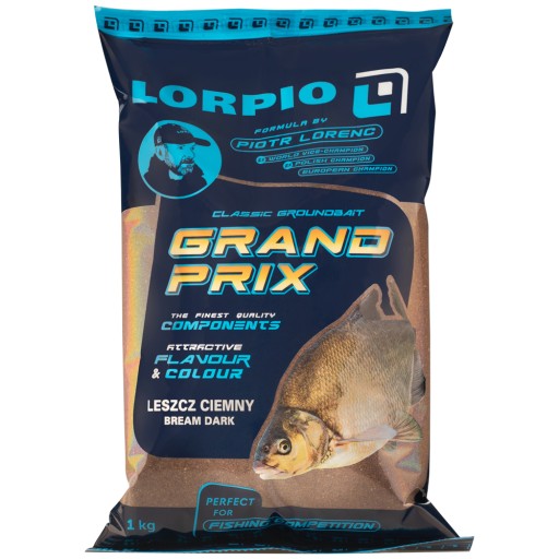Наживка Lorpio, поплавковий і ґрунтовий метод, 1 кг Grand Prix Bream Black