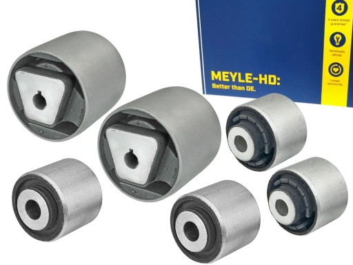 100 610 - 6 x meyle + hd передні втулки audi a6 c7 нижні 10 -