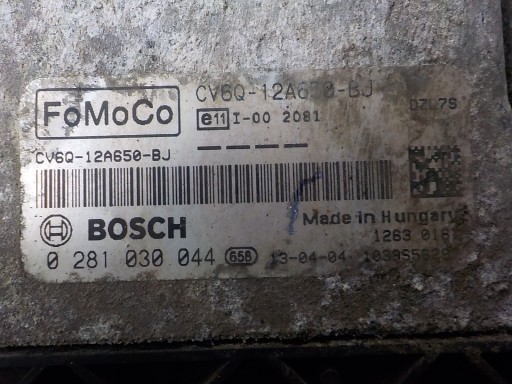 FORD FOCUS III computer control unit CV6Q-12A650-BJ 0281030044