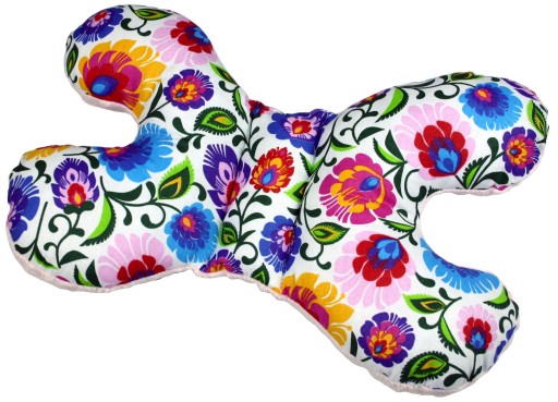 Протиударна подушка Funforkids метелик, біла