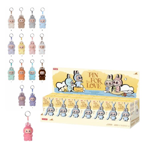 ORYGINALNE LABUBU PIN FOR LOVE A-M CAŁY ZESTAW 14X BLIND BOX