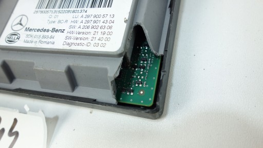 module control unit KOMFORTU SAM MERCEDES EQS V297 21- A2979005713