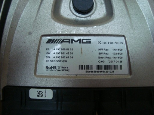 A0325451432 EGS52 - Модуль коробки передач mercedes w190 gt amg a1909005102